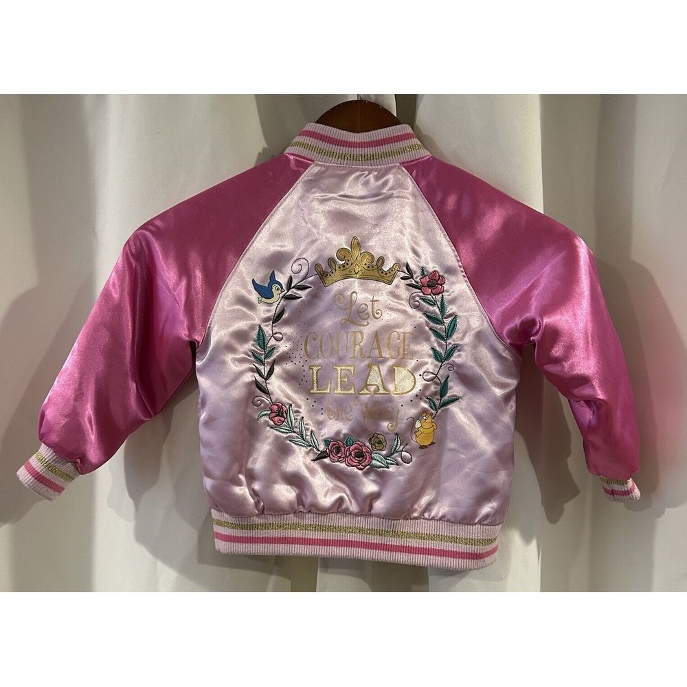 Disney princess bomber University jacket Pink Cinderella Size 3T
